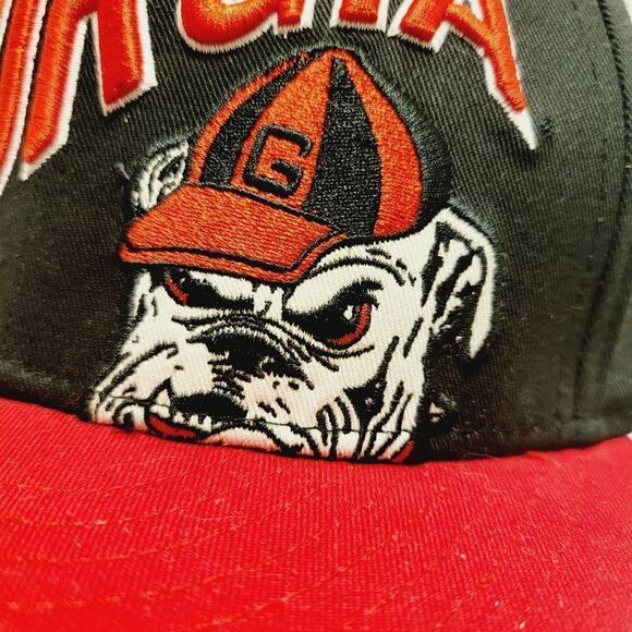 Georgia Bulldogs Spellout Snapback Cap Adjustable Hat New Era 9Fifty O/S NWOT - Picture 7 of 13